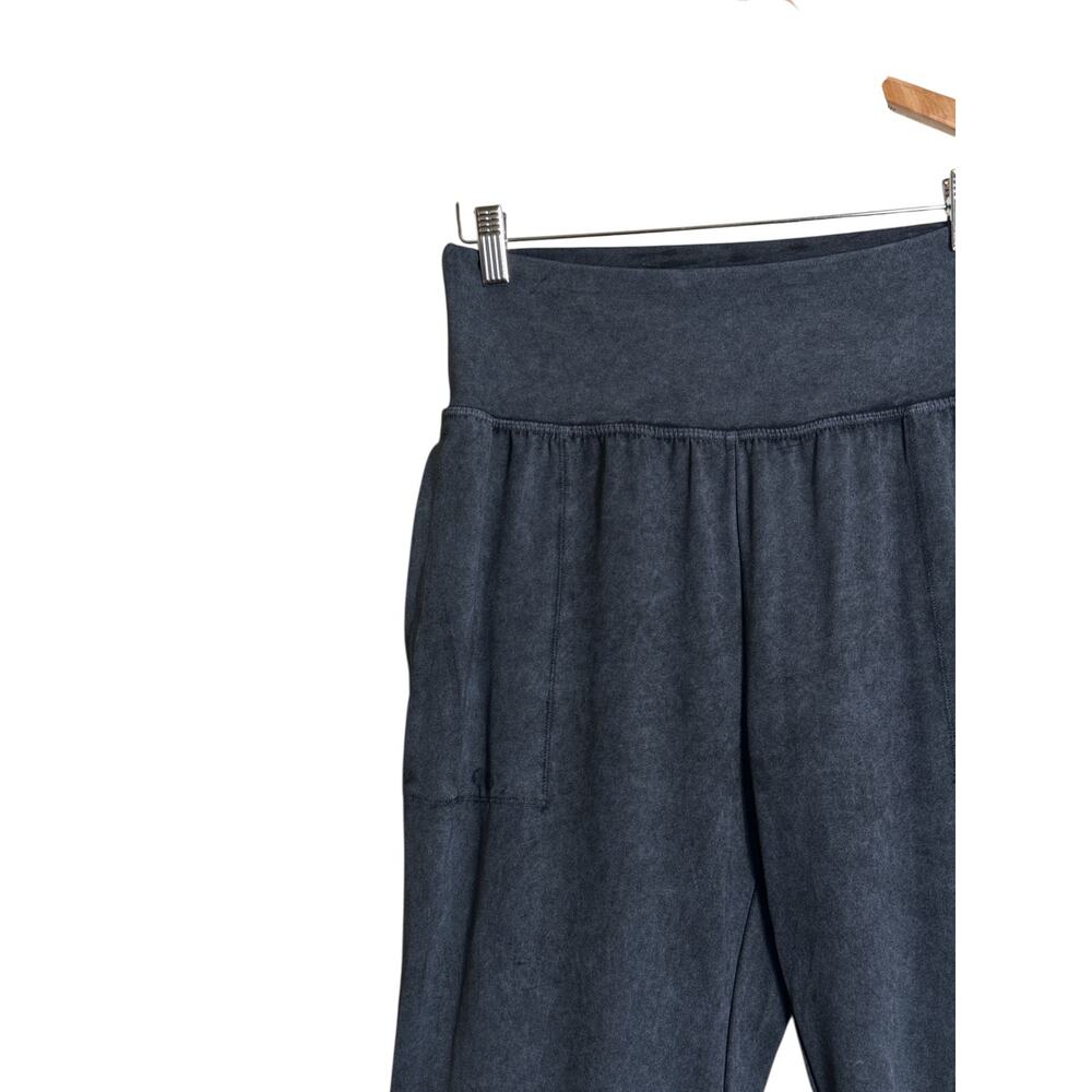Athleta Salutation Joggers Garment Dyed Gray Soft Lounge Pants L - Picture 3 of 8